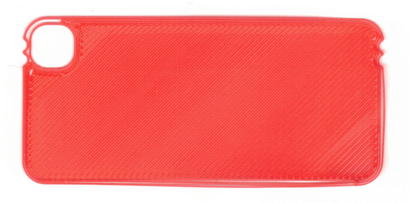 Front of a single layer of filament swatch showing excessive, correct, and inadequate Z offset