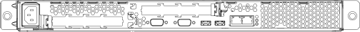 IBM eServer 325 rear panel diagram