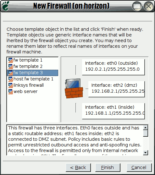 Selecting a Template