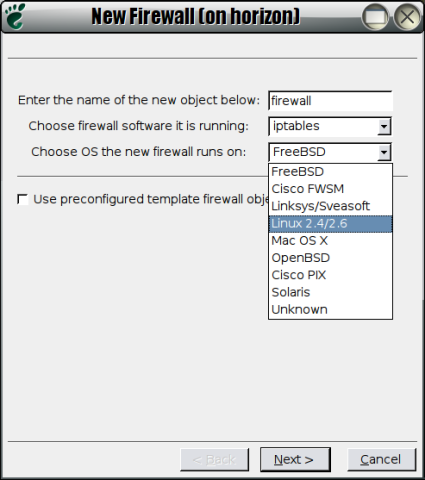 Choosing a Firewall Type